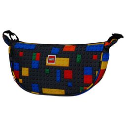 Colourful Bricks Round Crossbody Bag Large