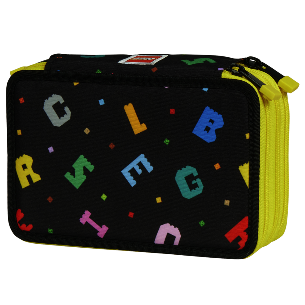 Colourful Typography 3-Layer Pencil Case