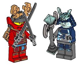 LEGO Nya and Grimfax (L0002215-1)
