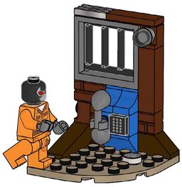 LEGO Bane in Prison (L0002272-1)
