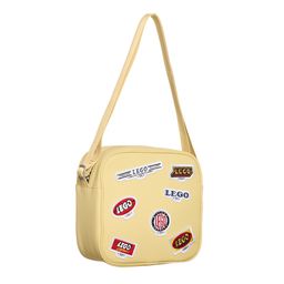 Crossbody Handbag - Retro Logos (Retro Yellow)