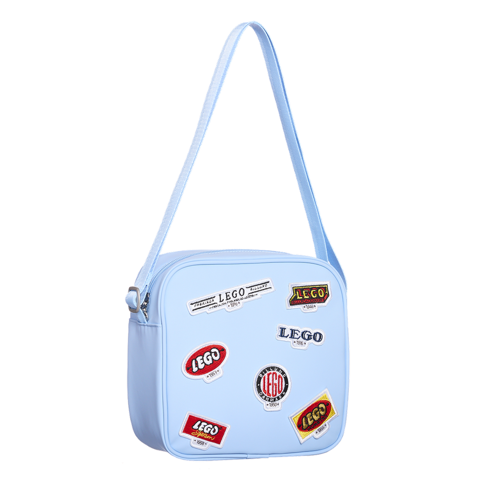 Crossbody Handbag - Retro Logos (Retro Pink)