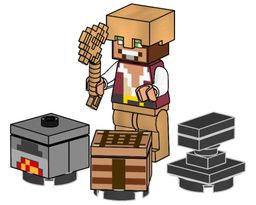 LEGO Hero with Crafting table, Furnace and Anvil (472506-1)