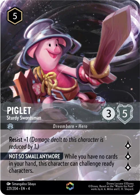 Piglet - Sturdy Swordsman