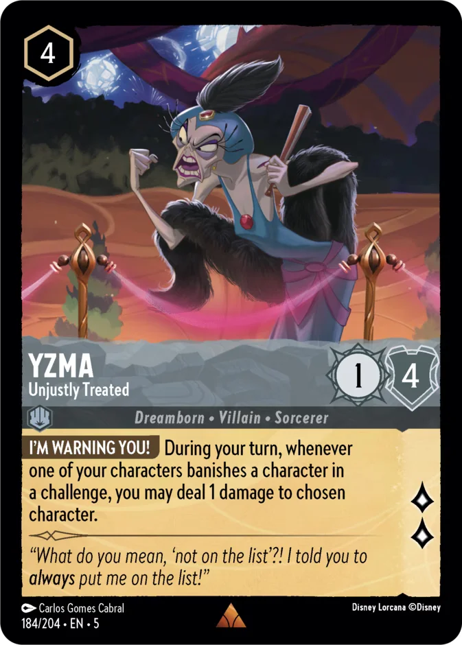 Yzma - Unjustly Treated