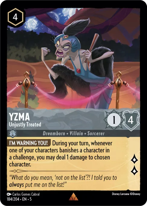 Yzma - Unjustly Treated