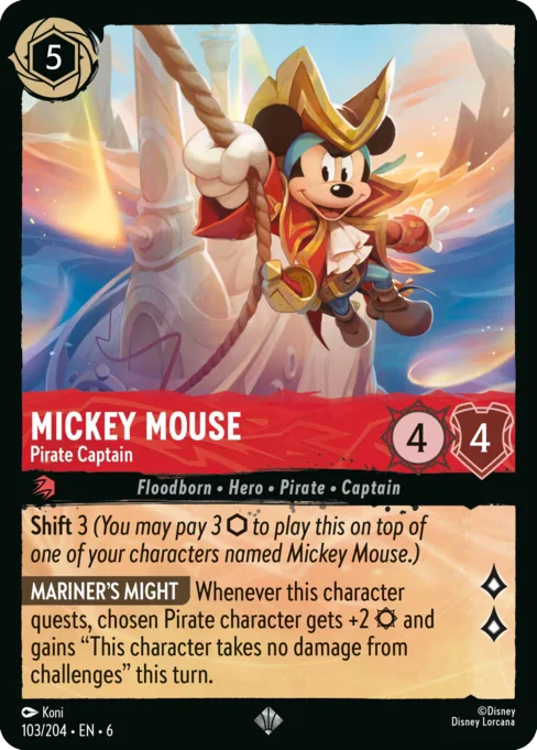 Mickey Mouse - Pirate Captain