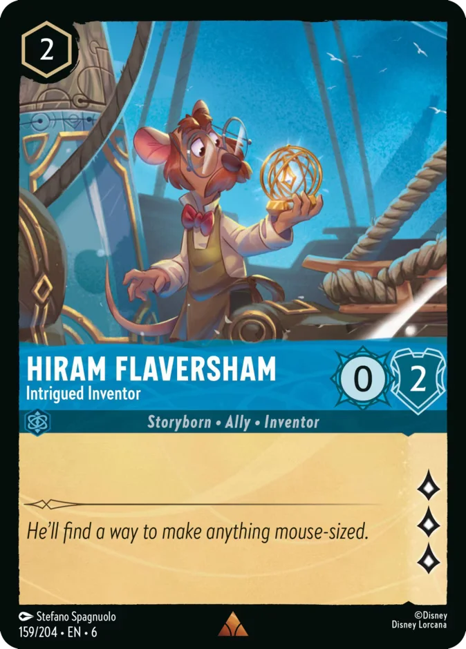 Hiram Flaversham - Intrigued Inventor