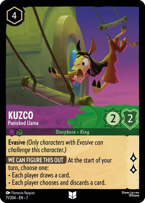 Kuzco - Panicked Llama