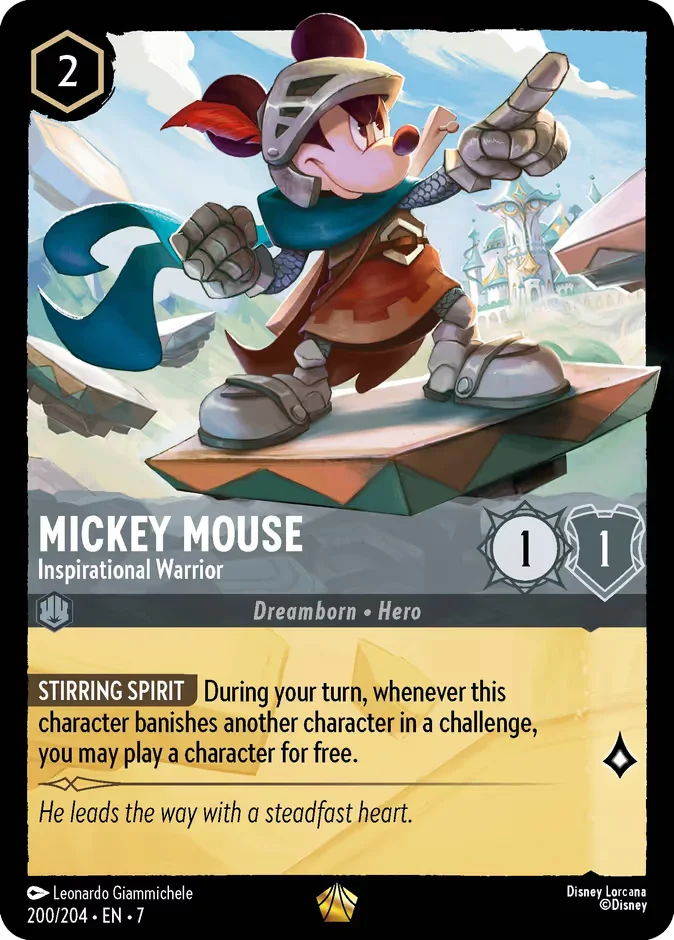 Mickey Mouse - Inspirational Warrior
