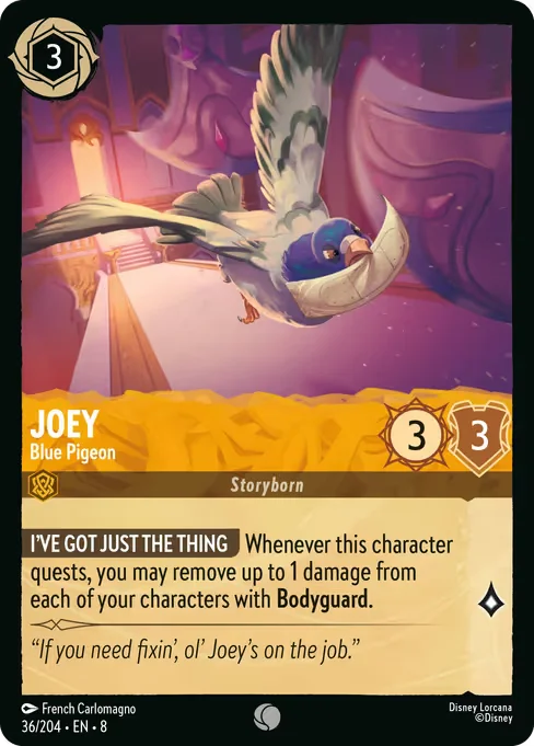 Joey - Blue Pigeon