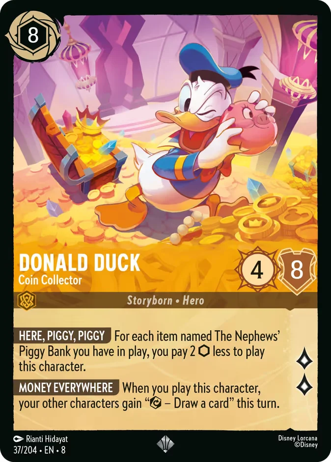 Donald Duck - Coin Collector