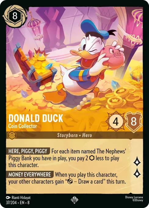 Donald Duck - Coin Collector