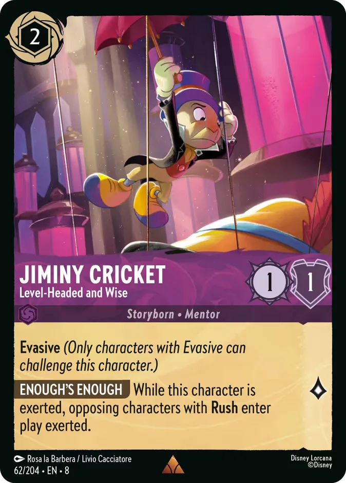 Jiminy Cricket - Level-Headed and Wise