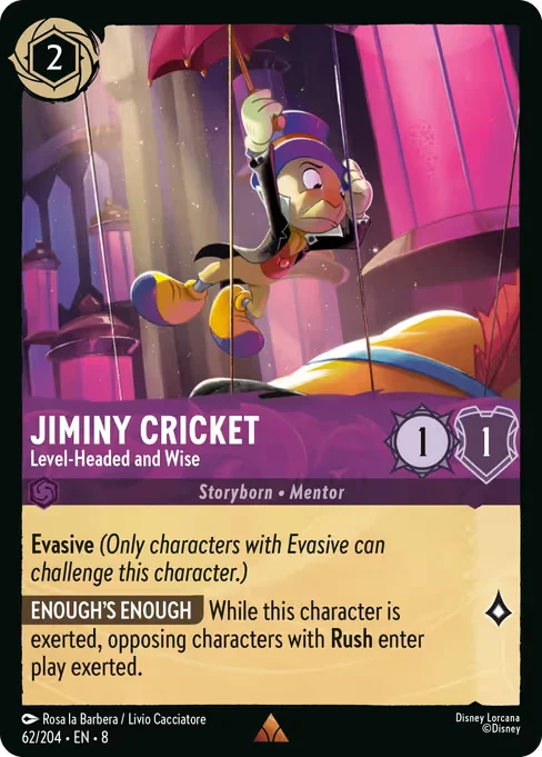 Jiminy Cricket - Level-Headed and Wise