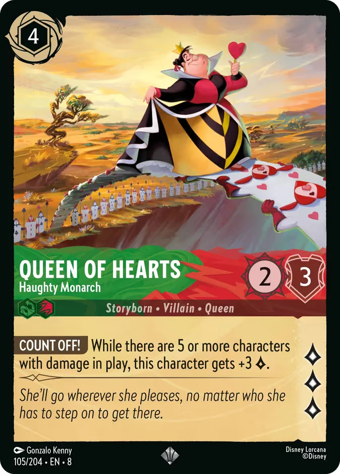 Queen of Hearts - Haughty Monarch