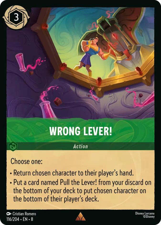 Wrong Lever!