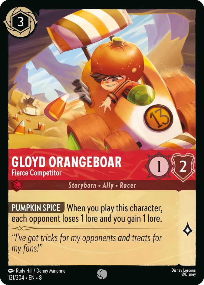 Gloyd Orangeboar - Fierce Competitor