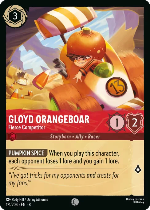 Gloyd Orangeboar - Fierce Competitor