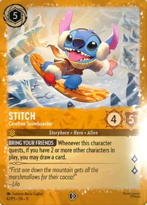Stitch - Carefree Snowboarder