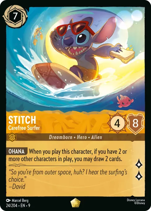 Stitch - Carefree Surfer