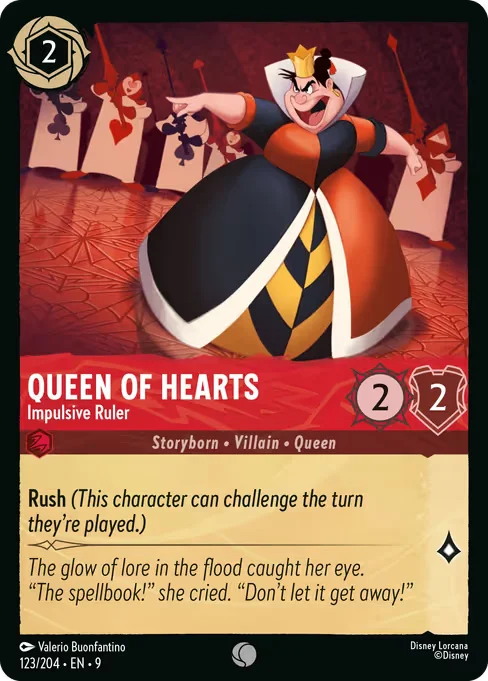 Queen of Hearts - Impulsive Ruler