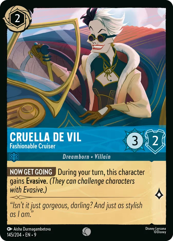 Cruella De Vil - Fashionable Cruiser