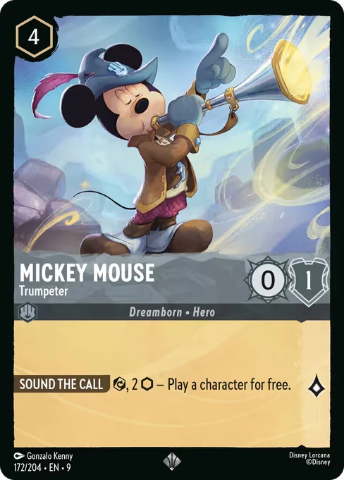 Mickey Mouse - Trumpeter