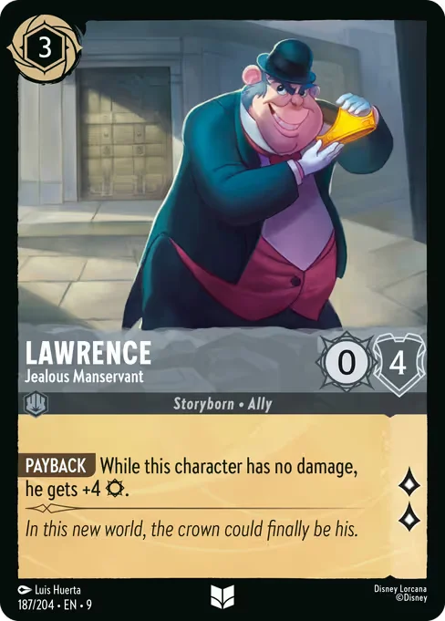 Lawrence - Jealous Manservant