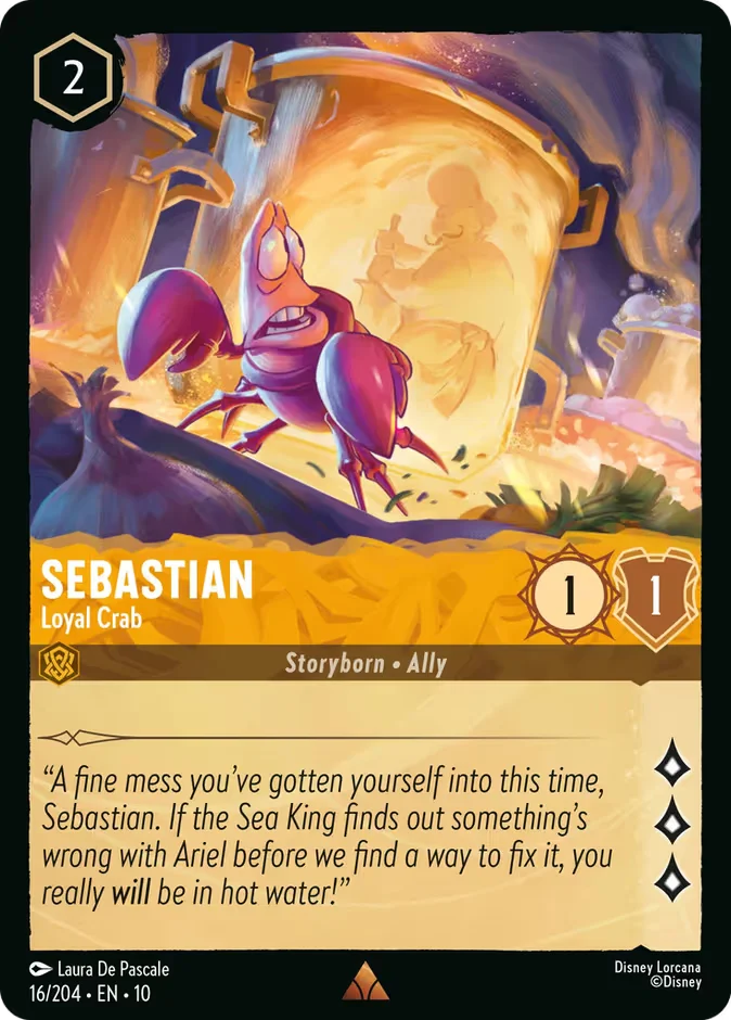 Sebastian - Loyal Crab