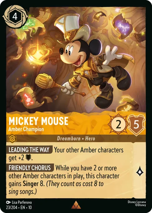 Mickey Mouse - Amber Champion