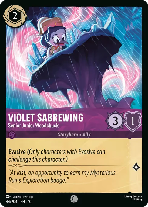 Violet Sabrewing - Senior Junior Woodchuck
