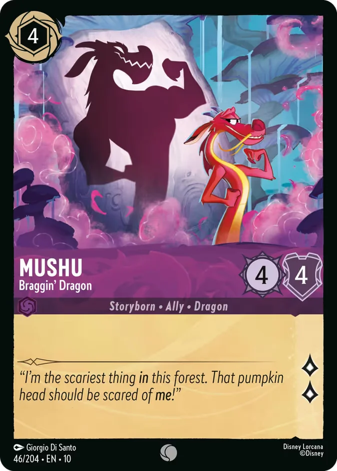 Mushu - Braggin' Dragon