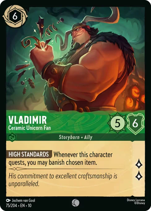 Vladimir - Ceramic Unicorn Fan