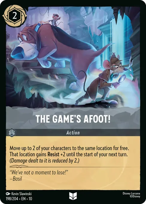 The Game's Afoot!