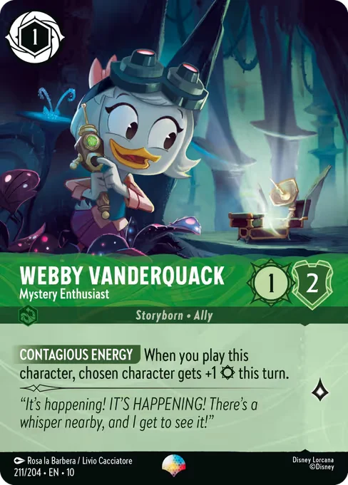 Webby Vanderquack - Mystery Enthusiast