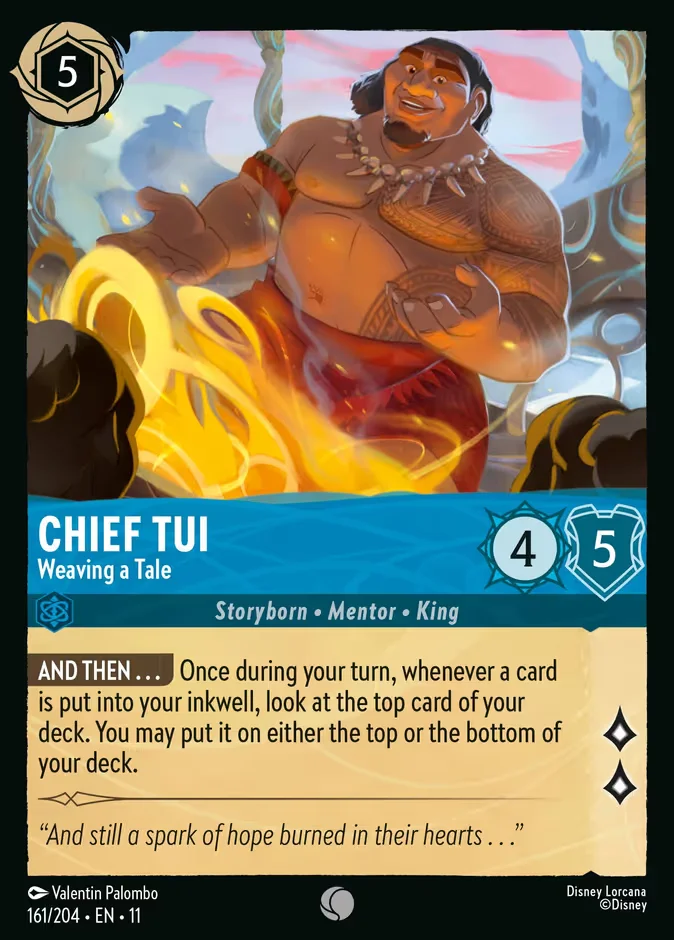 Chief Tui - Weaving a Tale