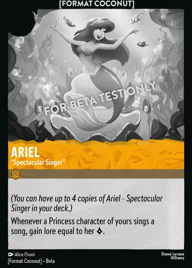 Ariel - "Spectacular Singer"