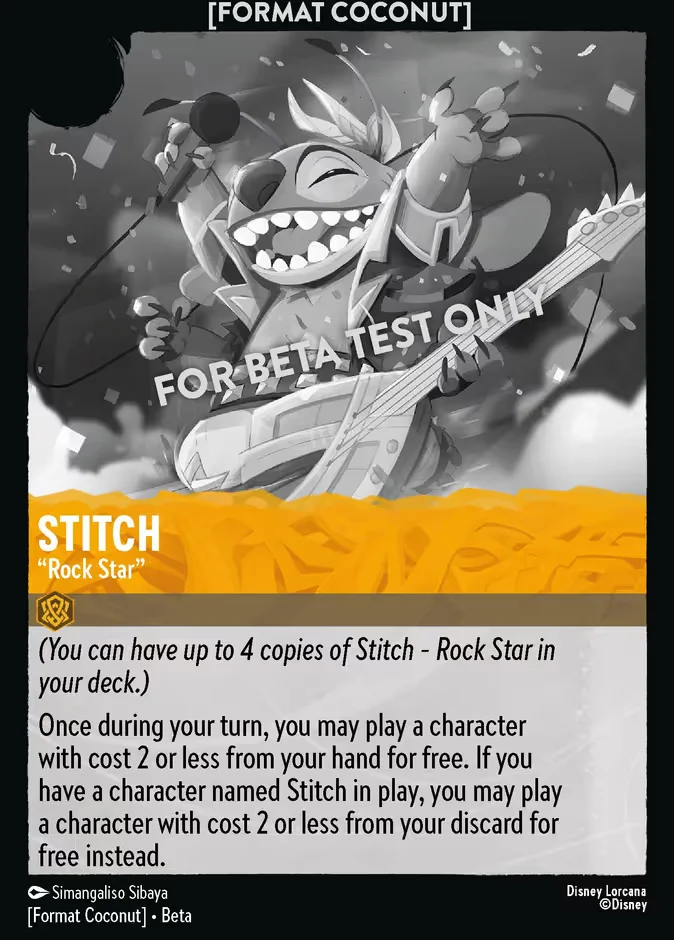 Stitch - "Rock Star"
