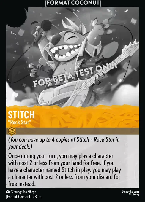 Stitch - "Rock Star"