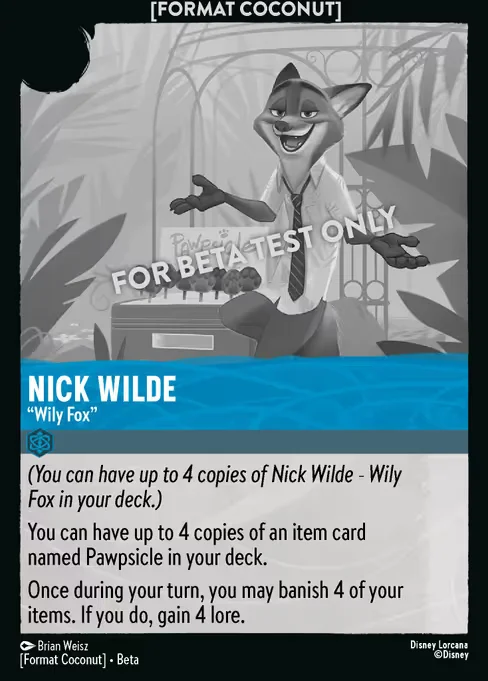 Nick Wilde - "Wily Fox"