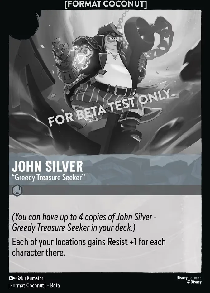 John Silver - "Greedy Treasure Seeker"