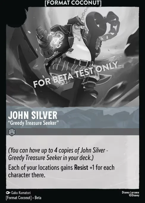 John Silver - "Greedy Treasure Seeker"