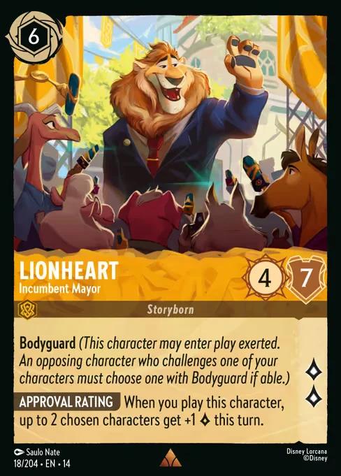 Lionheart - Incumbent Mayor