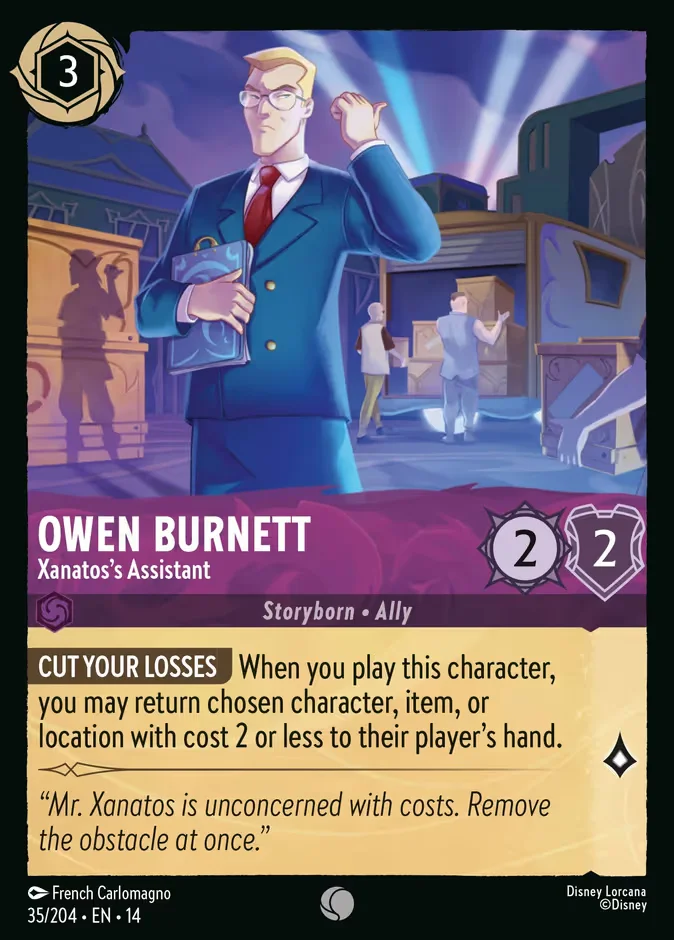 Owen Burnett - Xanatos's Assistant