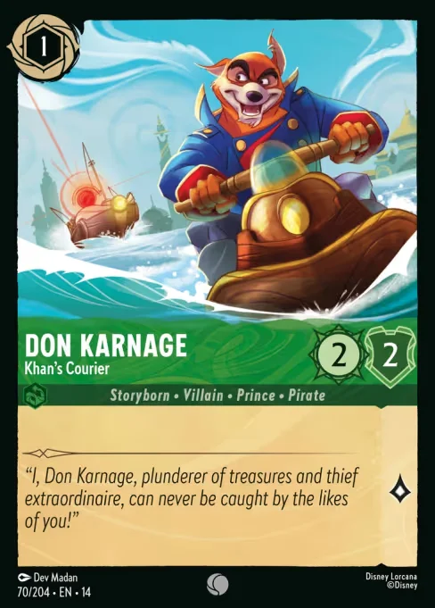 Don Karnage - Khan's Courier