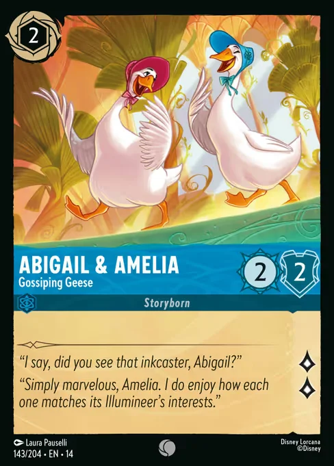 Abigail & Amelia - Gossiping Geese