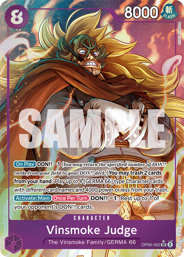 Vinsmoke Judge (Alternate Art)