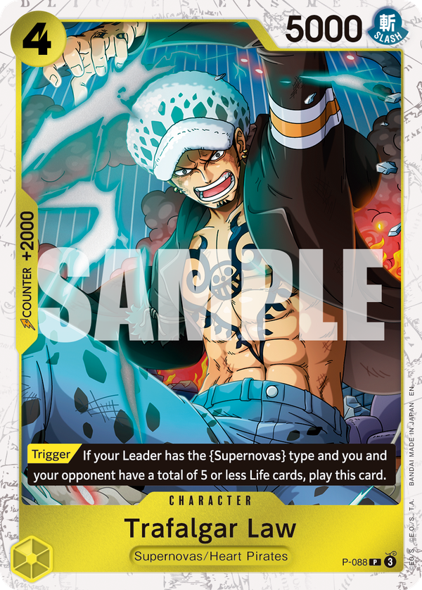 Trafalgar Law - P-088 (Pirate Foil)