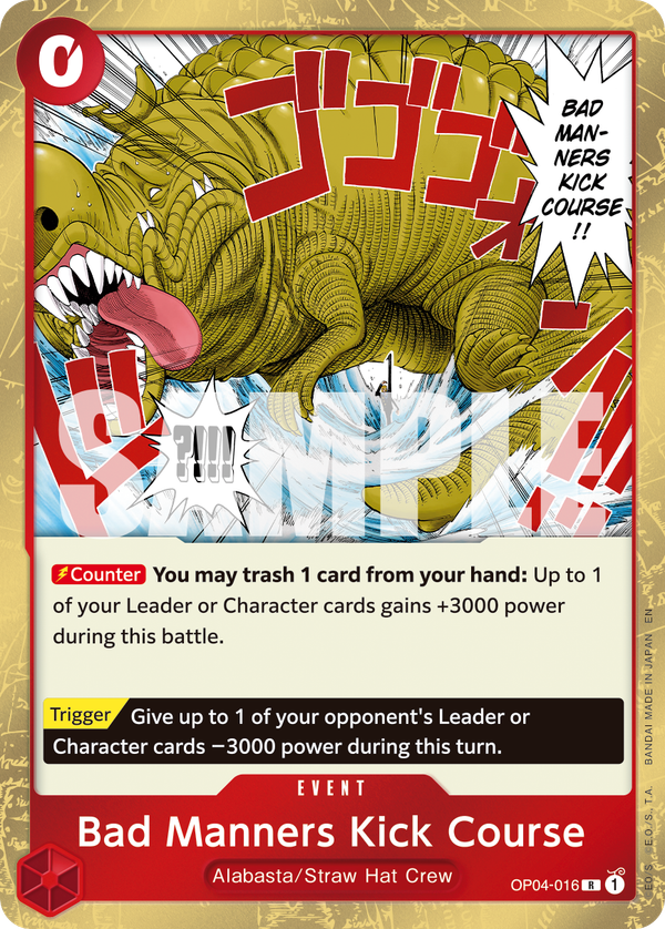 Bad Manners Kick Course (Reprint)